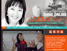 Tablet Screenshot of jaenybaik.com